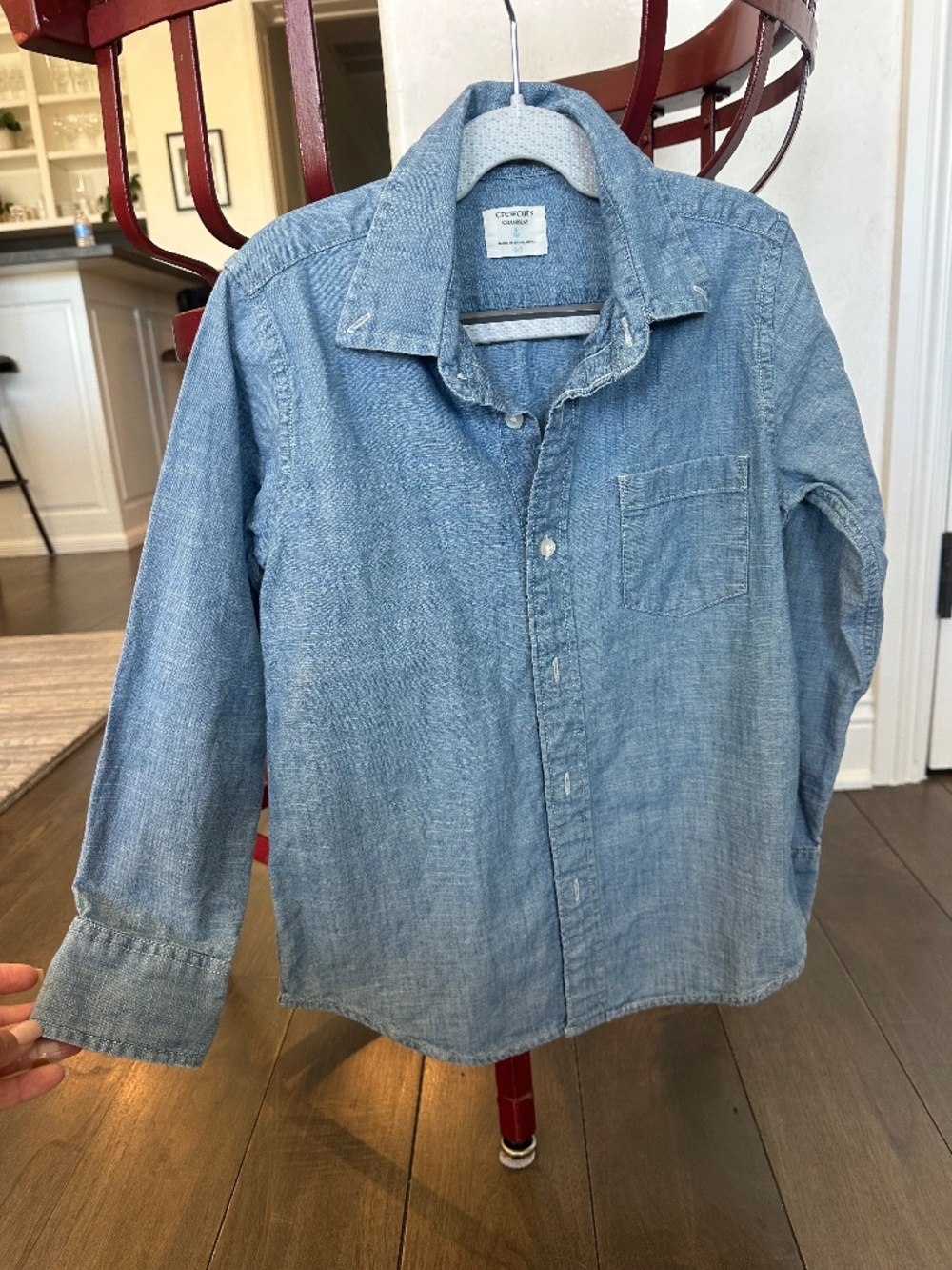 Chambray Button-Down Shirt